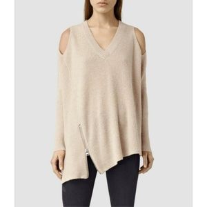 ALL SAINTS Open Shoulder Jumper Jumper/Sweater